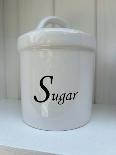 Ceramiczny pojemnik na cukier "Sugar" - 830ml