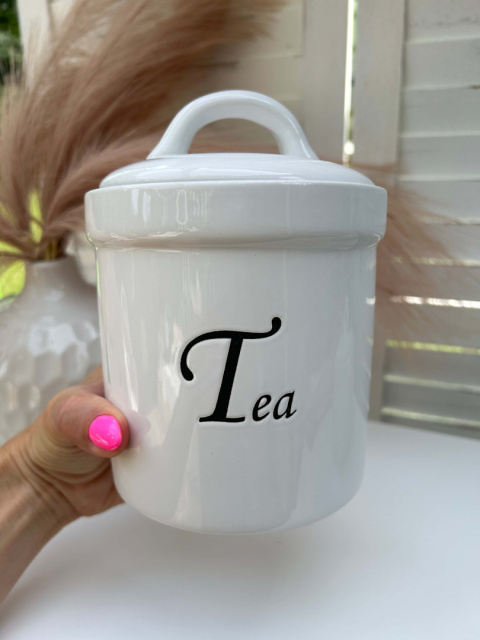 Ceramiczny pojemnik na herbatę "TEA" - 830ml