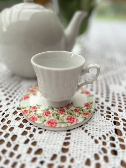 Porcelanowa filiżanka do espresso biała - 75ml