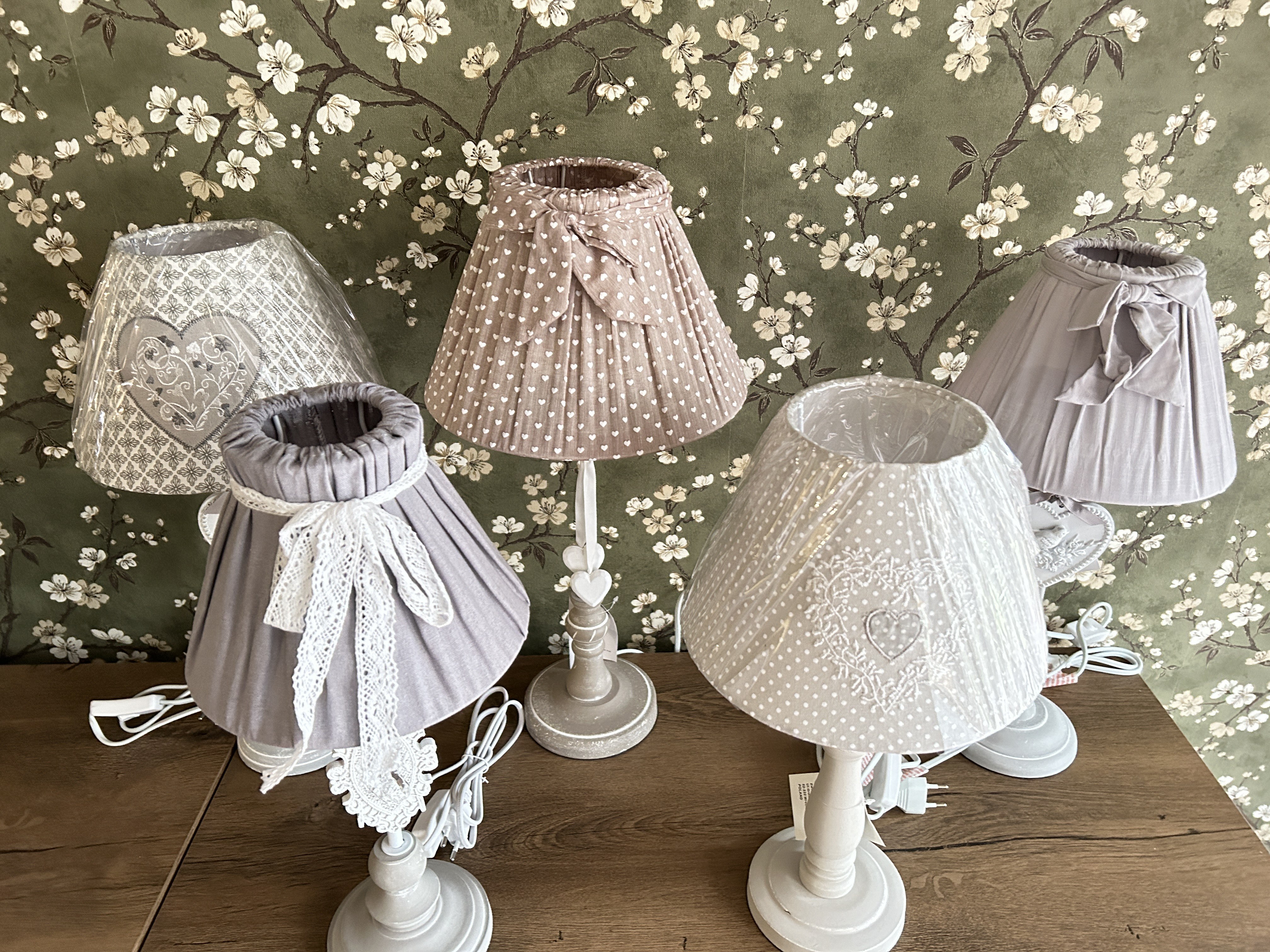 Lampy shabby chic